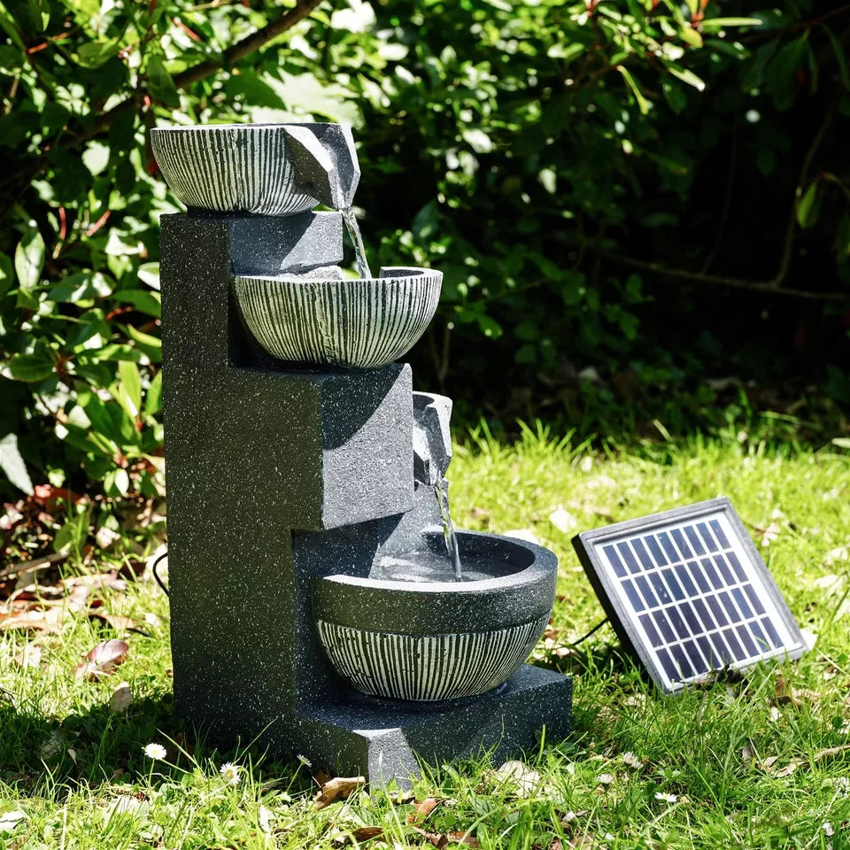 4 Tier Solar Water Fountain