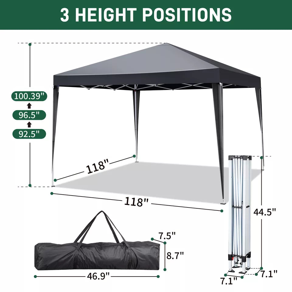 3x3m Heavy Duty Popup Gazebo