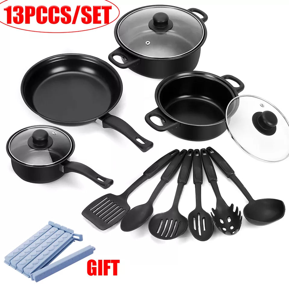 13Pcs/Set Non Stick Saucepan Cookware Set