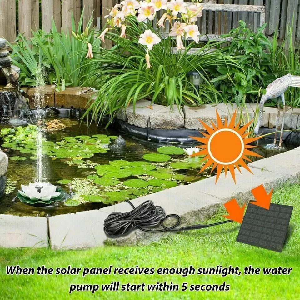 Solar Floating Fountain