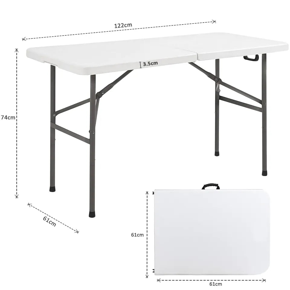 4FT HEAVY DUTY FOLDING TABLE