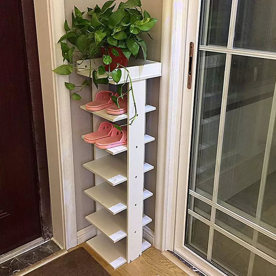 7 Tier Wooden Shoe Rack