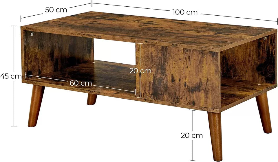 Coffee Table with Open Storage