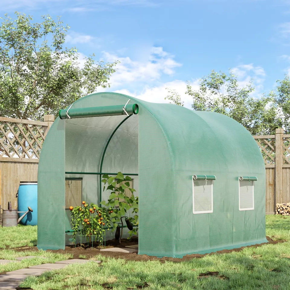 2.5x2x2m Polytunnel Greenhouse