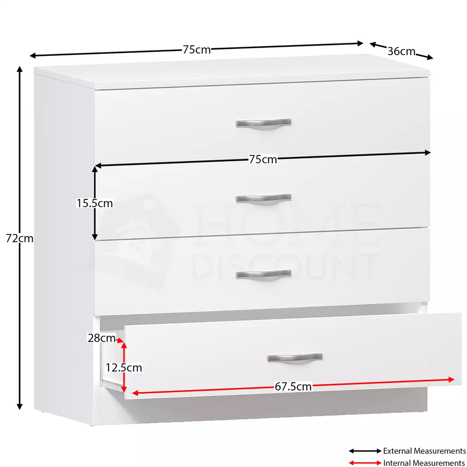 Chest Of 4 Drawers