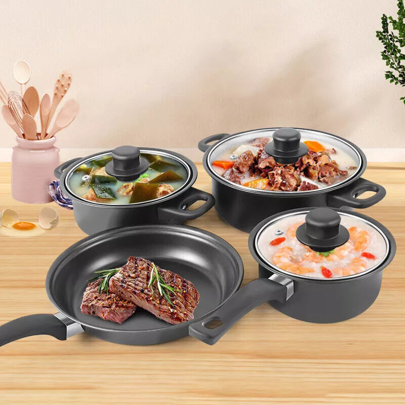 7Pcs Non Stick Saucepan Cookware Set