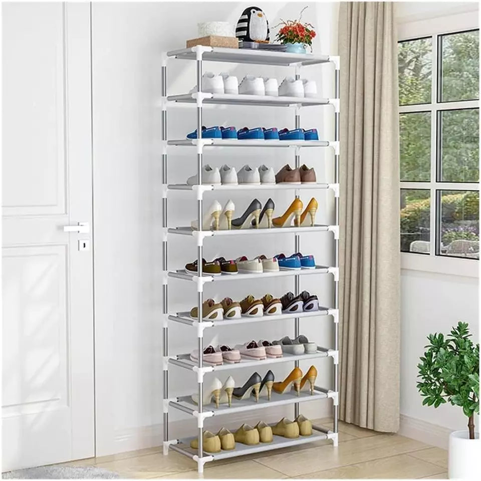 10 TIER SHOE RACK