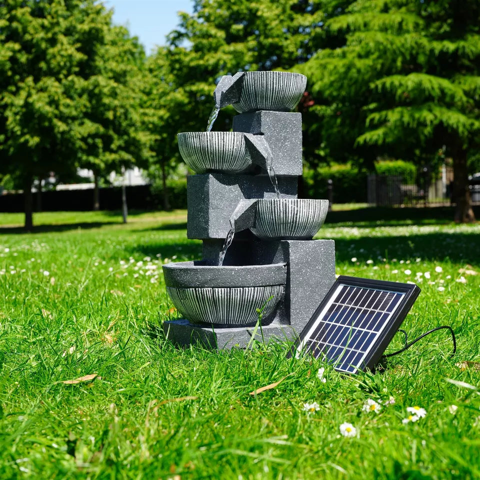 4 Tier Solar Water Fountain